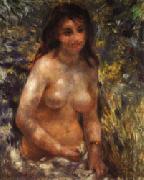 Study Torso,Sunlight Effect Auguste renoir